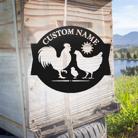 Metal Hen House Signs 